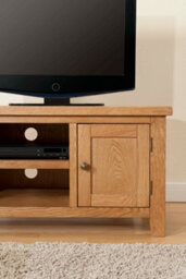 Buttercup Farm Shrewsbury Standard Tv Unit - L45 X W90 X H50 Cm - Oak - thumbnail 2