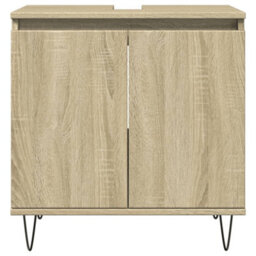 Berkfield Bathroom Cabinet Sonoma Oak 58X33X60 Cm Engineered Wood - thumbnail 3