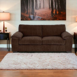 BlissFurniture Ltd Jumbo Cord Amalfi 3 Seater Sofa Stylish And Spacious Sofa For Modern Living Rooms Soft Cushions & Cozy Soft Cord Fabric In Brown - thumbnail 4