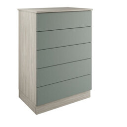Bedroom Kit 5 Drawer Classic / Shaker Sage Green Tall Chest Of Drawers - thumbnail 1