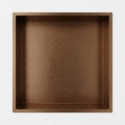 ARKO BATHROOM Arko Stainless Steel Shower Niche Wall Insert, Bathroom Shower Storage Shelf, Bronze