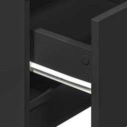 Berkfield Bedside Cabinets 2 Pcs With 2 Drawers Black 40X36X50 Cm - thumbnail 9