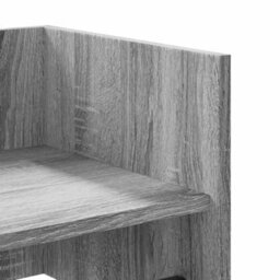 Berkfield Wall Shelf Grey Sonoma 70.5X35X30.5 Cm Engineered Wood - thumbnail 7