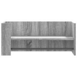 Berkfield Wall Shelf Grey Sonoma 70.5X35X30.5 Cm Engineered Wood - thumbnail 4