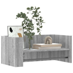 Berkfield Wall Shelf Grey Sonoma 70.5X35X30.5 Cm Engineered Wood - thumbnail 3