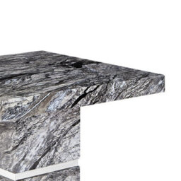 Furniture in Fashion Parini High Gloss Lamp Table In Melange Marble Effect - thumbnail 7
