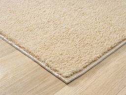 Comfy Washable Low Pile Living Room Area Rug - Anti-Slip Felt Backing Light Beige 160Cm X 220Cm - thumbnail 4