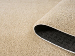Comfy Washable Low Pile Living Room Area Rug - Anti-Slip Felt Backing Light Beige 160Cm X 220Cm - thumbnail 3