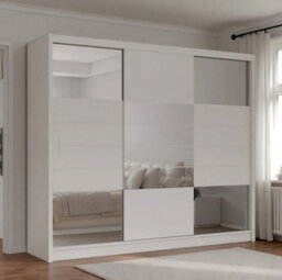 Arte Aruba 2 250Cm Sliding Door Wardrobe In Sand Beige - Warmth And Practical Storage Combined - thumbnail 6