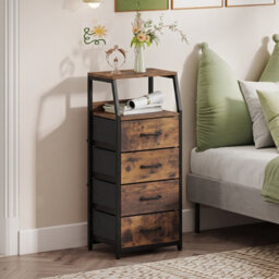 Gainoom 4-Drawer Storage Cabinet Vertical Storage Dresser Detachable Foldable Fabric Drawers 2 Anti-Tipping Kits - thumbnail 4
