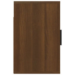 Berkfield Wall-Mounted Bedside Cabinet Brown Oak 50X30X47 Cm - thumbnail 7