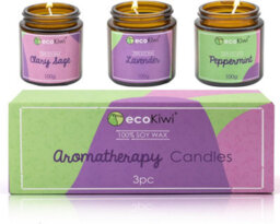 EcoVibe Scented Soy Candle Trio (Essential Oil Content) - thumbnail 1