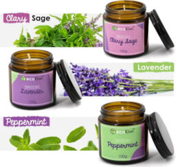 EcoVibe Scented Soy Candle Trio (Essential Oil Content) - thumbnail 2