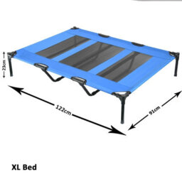 Actiaspet Blue Elevated Mesh Pet Bed Xlarge - thumbnail 4