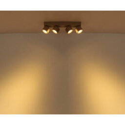 Luminosa Lighting Luminosa Rae Ceiling Spotlight Bar Matt Sand 4X Led 3000K - thumbnail 6