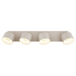 Luminosa Lighting Luminosa Rae Ceiling Spotlight Bar Matt Sand 4X Led 3000K - thumbnail 5