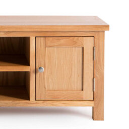 London Oak 120Cm Large Tv Unit - Fully Assembled By Roseland Furniture - thumbnail 5