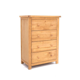 Cabinet Bits Lugo 4 Drawer Chest Of Drawers Wood Knob - thumbnail 2