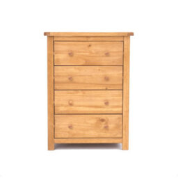 Cabinet Bits Lugo 4 Drawer Chest Of Drawers Wood Knob - thumbnail 1