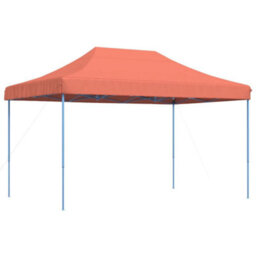 Walplus Foldable Party Tent Garden Gazebo Canopy Pop-Up Terracotta 440X292X315 Cm - thumbnail 2