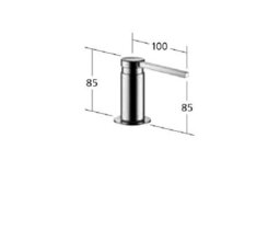 Kwc Ava Kitchen Soap Dispenser Z536159000 - thumbnail 2