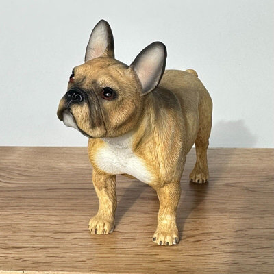 Animal Crackers Tan French Bulldog Figurine From The Leonardo Dog Studies Range, Gift Boxed. - image 1