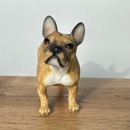 Animal Crackers Tan French Bulldog Figurine From The Leonardo Dog Studies Range, Gift Boxed. - thumbnail 5