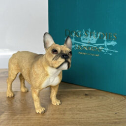 Animal Crackers Tan French Bulldog Figurine From The Leonardo Dog Studies Range, Gift Boxed. - thumbnail 3