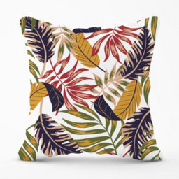 Warren Reed Designer Hawaiian Style Jungle Leaves Cushions 60Cm X 60Cm - thumbnail 1
