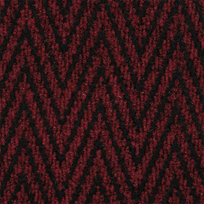 Super Magnum & Magnus Entrance Matting By Remland (Chevron Red & Black, 2M X 2M) - image 1