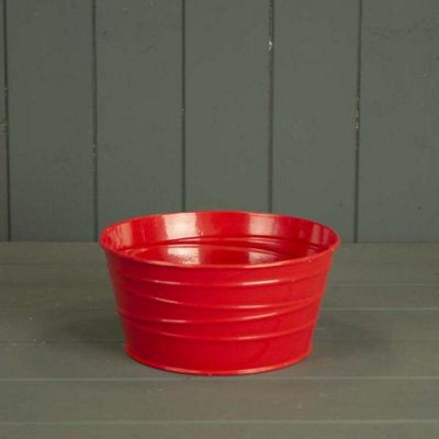 Elegant Red Zinc Bowl For Home Decor
