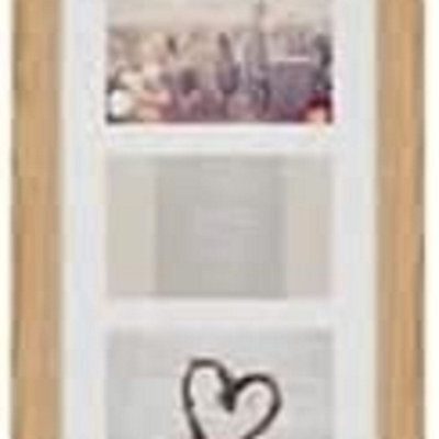 Biznest Oxford 5 Multi-Aperture Frame Photos Multi Picture Wall Frame Family Rules Collage Frame Photo Frame 26X65Cm