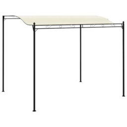 Berkfield Sturdy Gazebo Fabric Cream White