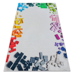 RugsX Bambino 38480 Washing Carpet Construction Kit For Children Anti-Slip - Grey 140X200 Cm - thumbnail 4