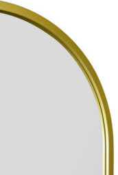 "Mirroroutlet Arcus - Gold Framed Arched Leaner / Wall Mirror 55"" X 27.5"" (140Cm X 70Cm)" - thumbnail 7