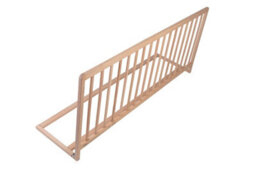 Safetots Extra Wide Extra Tall Wooden Bed Guard, Natural, 60Cm High X 140Cm Wide, Toddler Bedrail For Safety - thumbnail 3