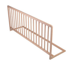 Safetots Extra Wide Extra Tall Wooden Bed Guard, Natural, 60Cm High X 140Cm Wide, Toddler Bedrail For Safety - thumbnail 4