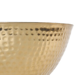 Beliani Set Of 3 Bowls Baru Metal Gold - thumbnail 7