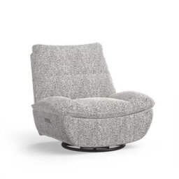 Flexispot Swivel And Rocker Electric Recliner With Sturdy Metal Base Lotus Pro In Snowflake - thumbnail 7