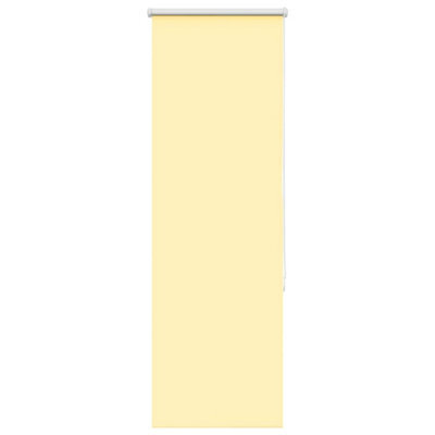 Berkfield Roller Blind Blackout Yellow 40X150 Cm Fabric Width 35.7 Cm Polyester - image 1
