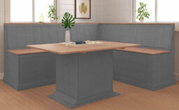 Dorel Home Sara Kitchen Corner Bench L In Grey Wax - thumbnail 5