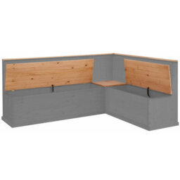 Dorel Home Sara Kitchen Corner Bench L In Grey Wax - thumbnail 4