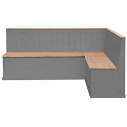 Dorel Home Sara Kitchen Corner Bench L In Grey Wax - thumbnail 3