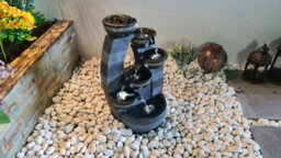 Outdoor Living UK 5 Bowl Pour Contemporary Water Feature  Tr/919-M1.a.d - thumbnail 3