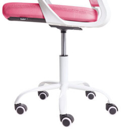Beliani Traditional Office Chair Ease Pink - thumbnail 8