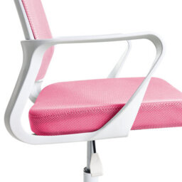 Beliani Traditional Office Chair Ease Pink - thumbnail 7