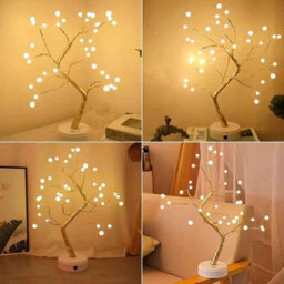 Premium Led Birch Twig Tree Desk Lamp - thumbnail 4