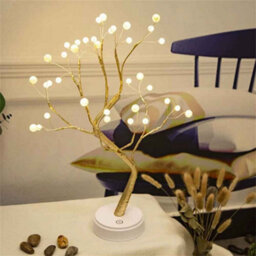 Premium Led Birch Twig Tree Desk Lamp - thumbnail 2
