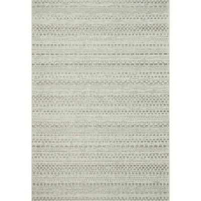 Beige Striped Outdoor Rug, Striped Stain-Resistant Rug For Patio, Garden, Deck, 5mm Modern Outdoor Rug-160Cm X 230Cm