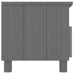 Berkfield Tv Cabinet Dark Grey 106X40X40 Cm Solid Wood Pine - thumbnail 4
